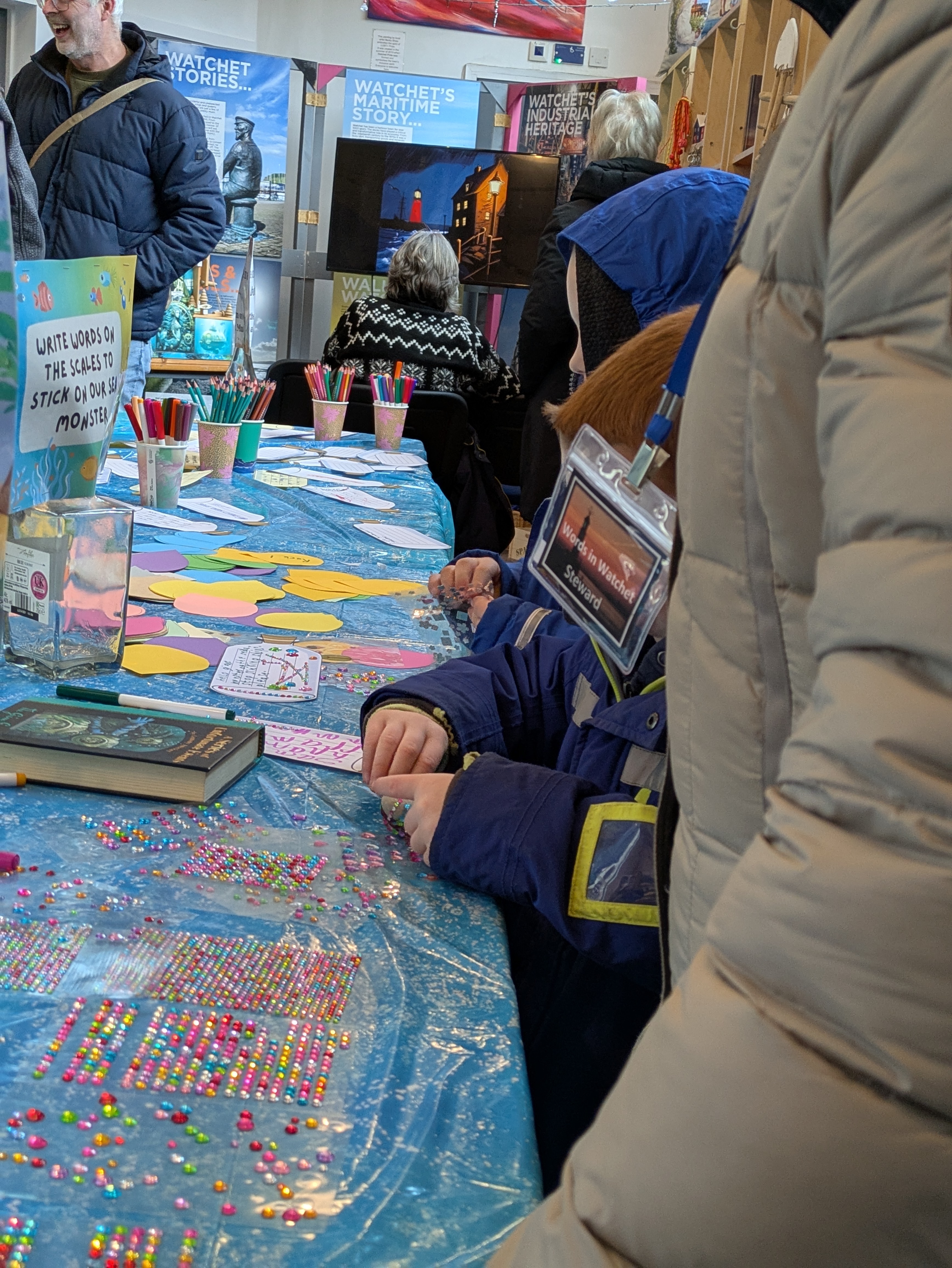 At the children's event